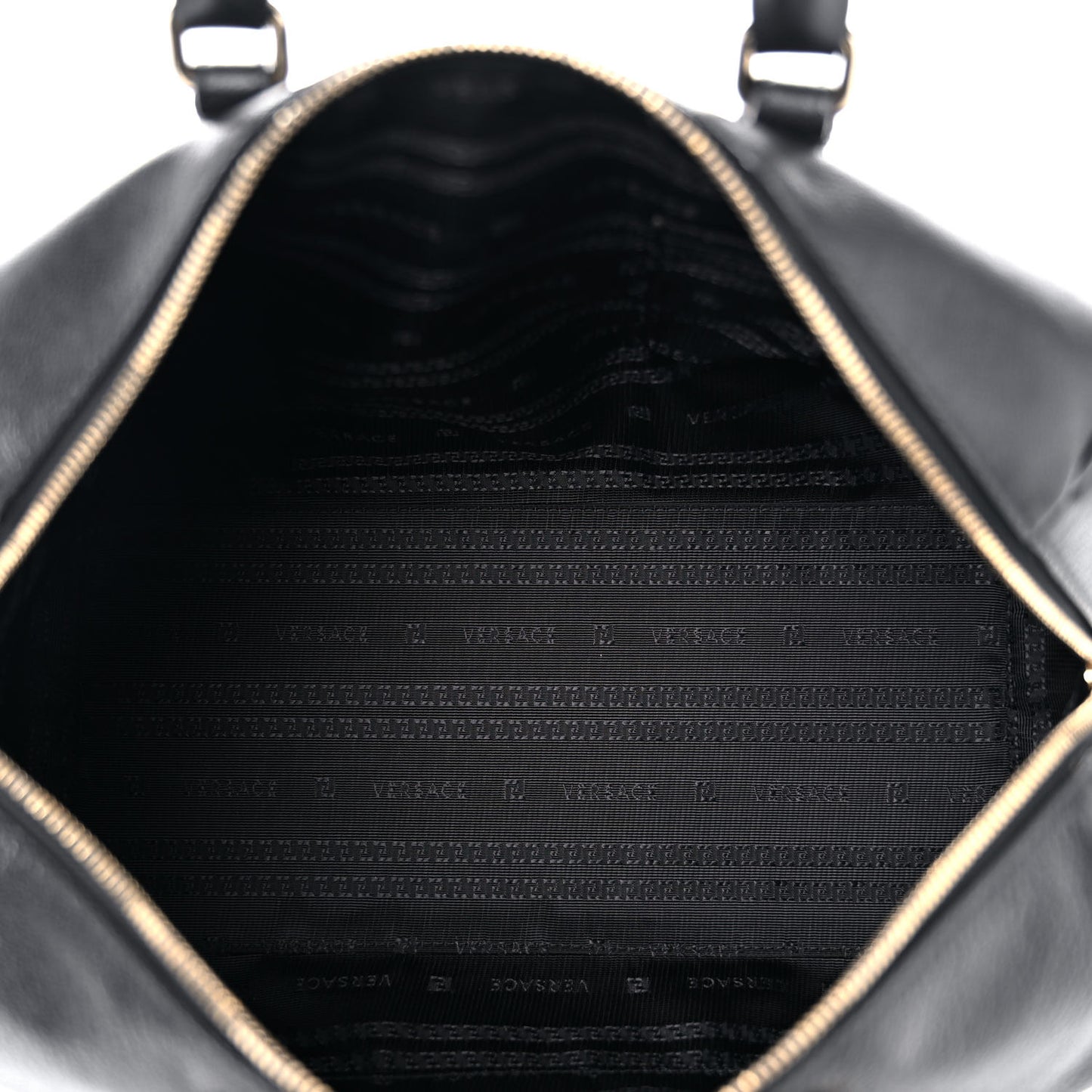 Calfskin Palazzo Duffle Bag Black