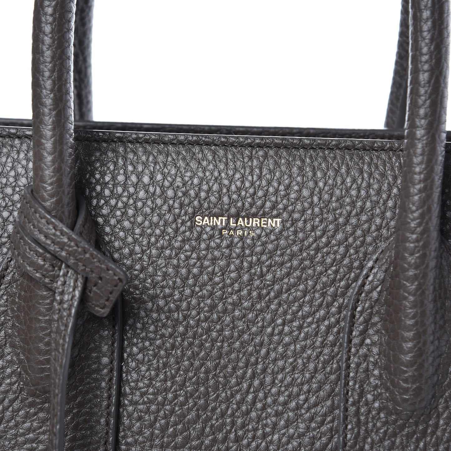 Grained Calfskin Small Sac De Jour Dark Anthracite