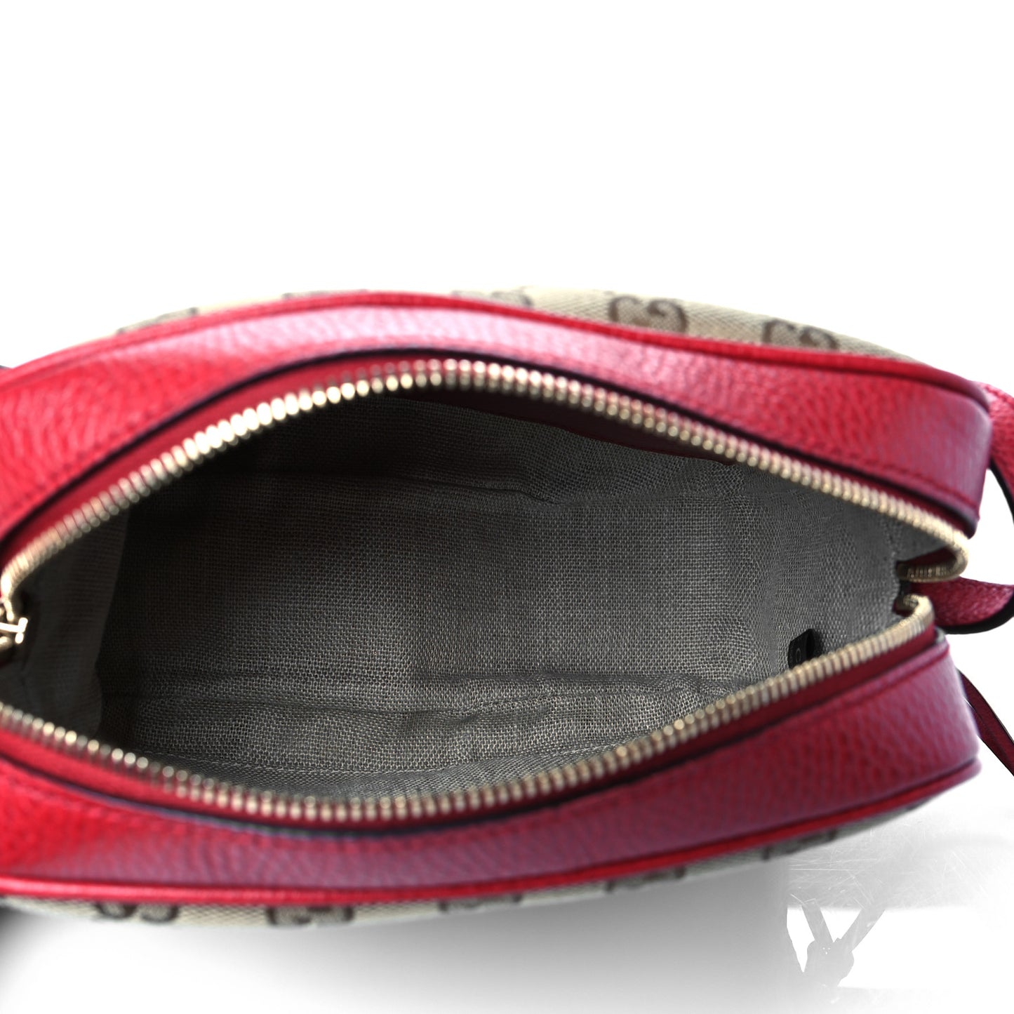 Monogram Mini Bree Messenger Bag Red