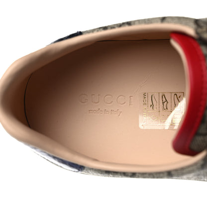 Gucci GG Supreme Monogram Womens Ace Low-Top Sneaker 38.5 Beige 8 of 10