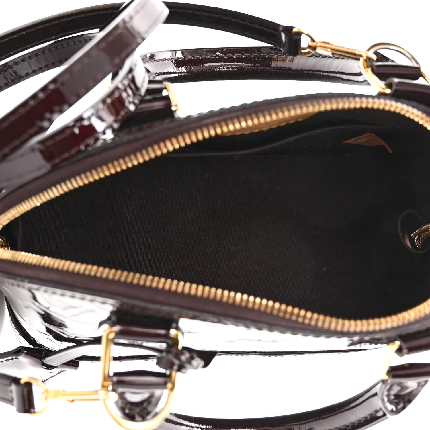 Louis Vuitton Vernis Alma BB Amarante 5 of 10