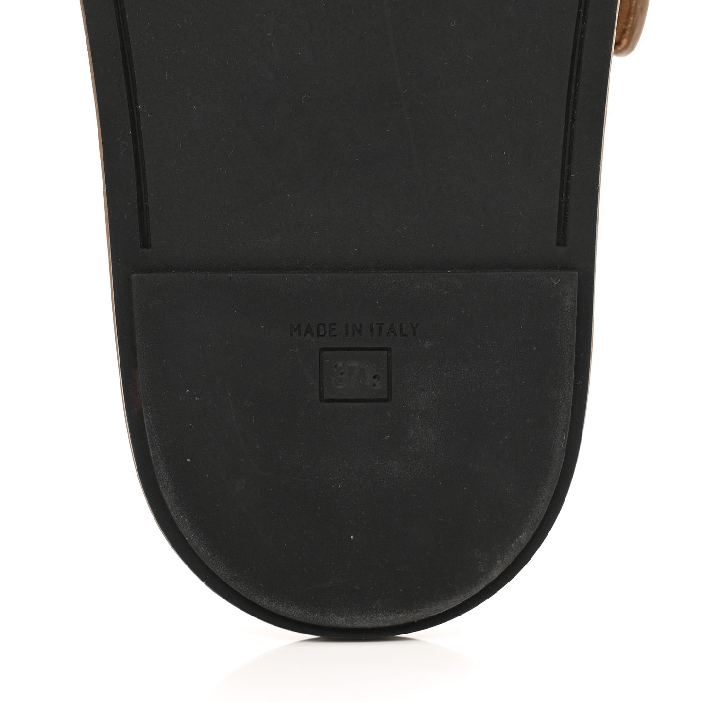 Fabric Jacquard Nappa FF Womens Fendi Feel Buckled Slide Sandals 37.5 Tobacco Black Miele Scuro