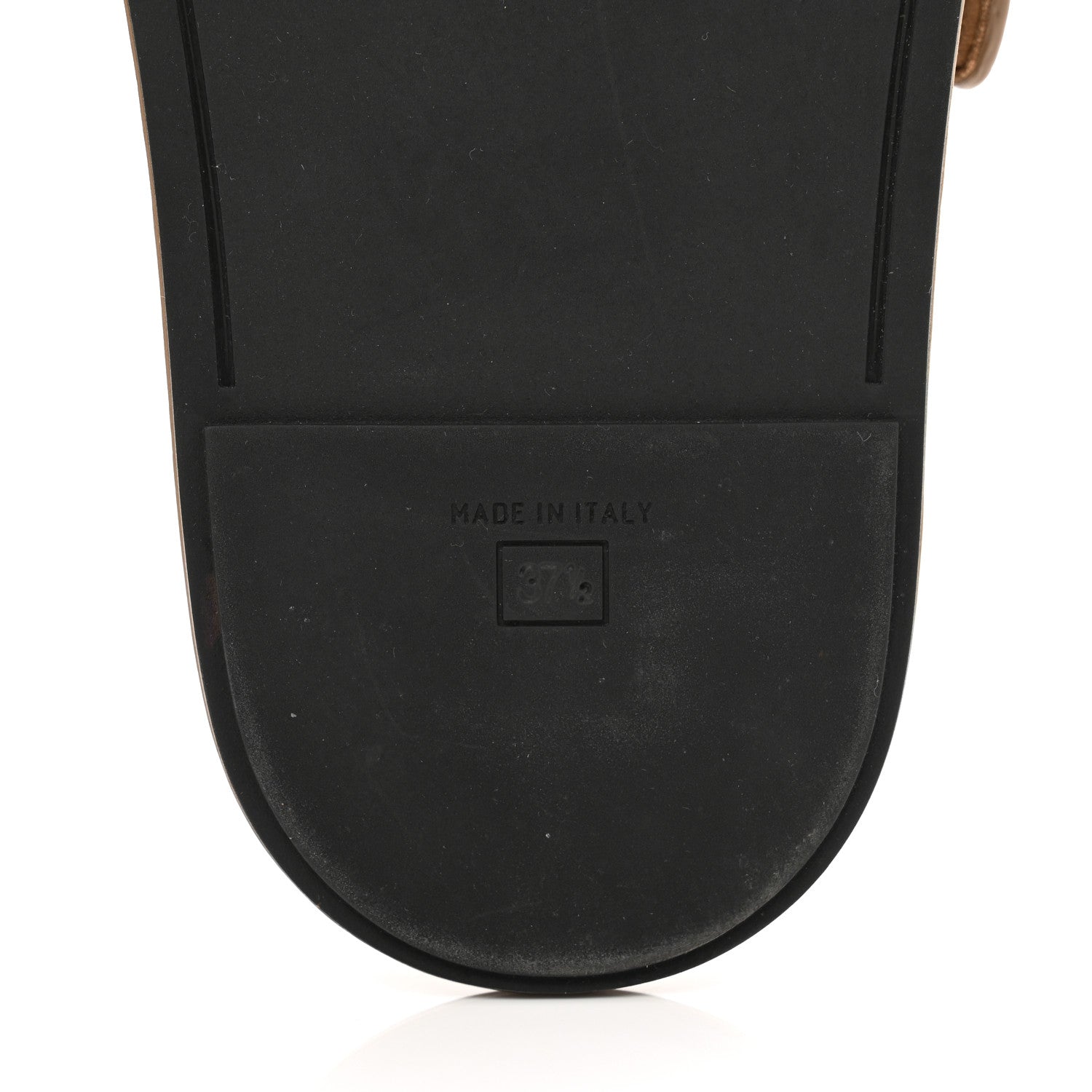 Fendi Fabric Jacquard Nappa FF Womens Fendi Feel Buckled Slide Sandals 37.5 Tobacco Black Miele Scuro 7 of 9