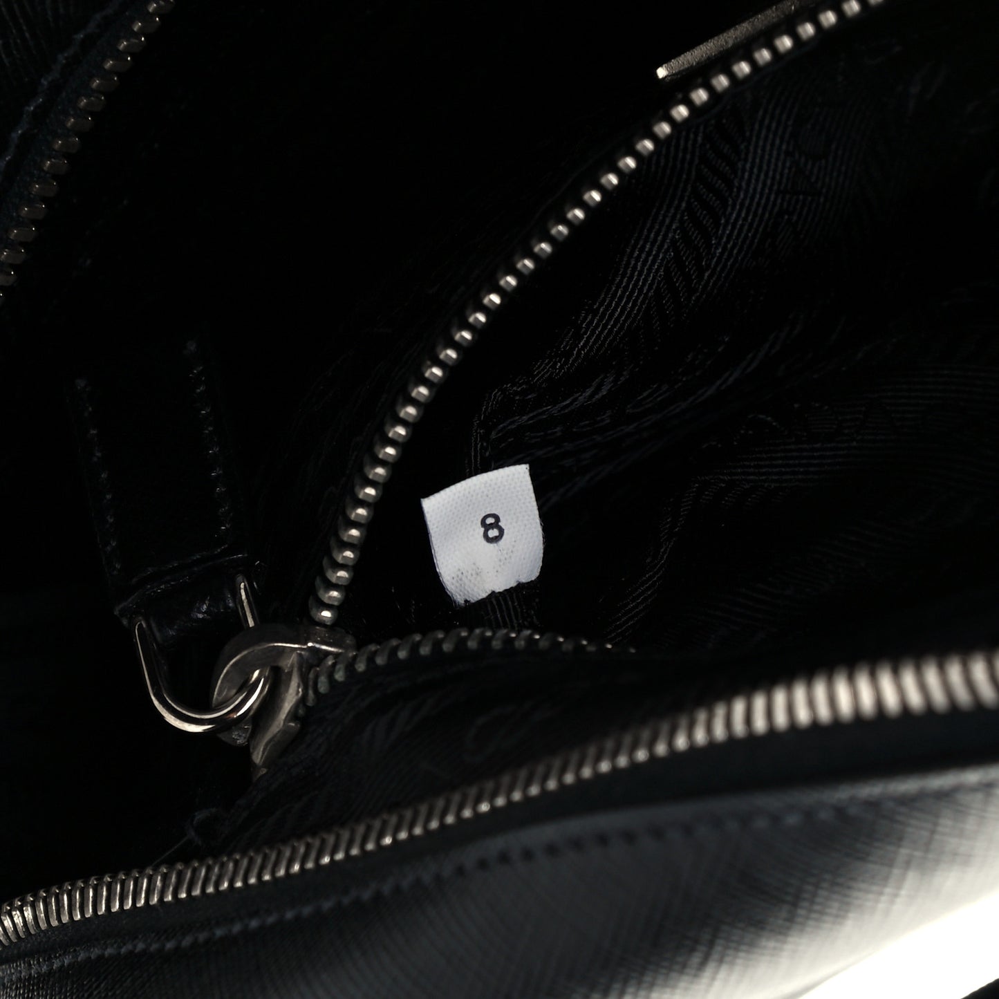 Saffiano Lux Petite Bowler Black