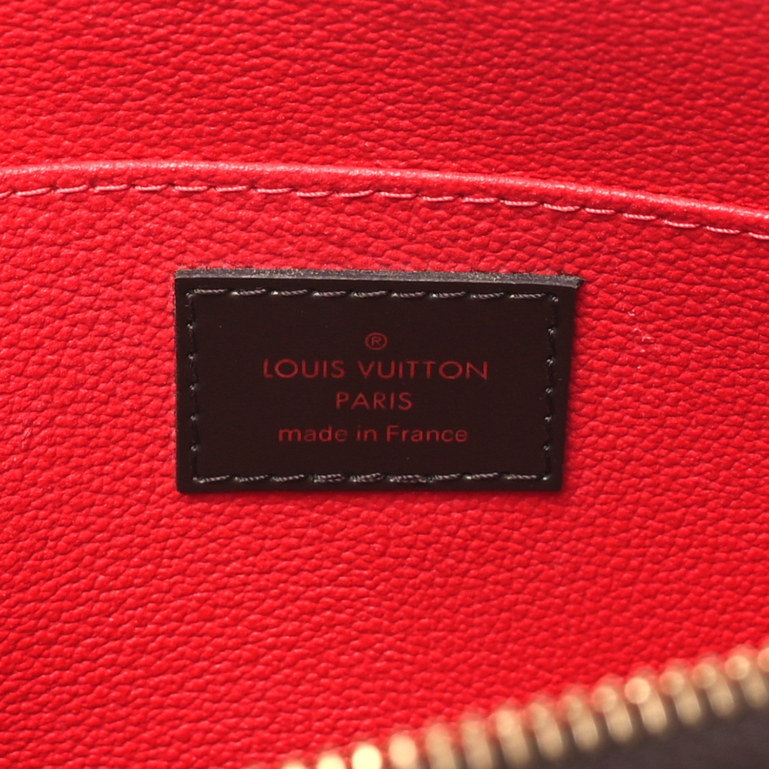 Louis Vuitton Damier Ebene Cosmetic Pouch GM 6 of 9