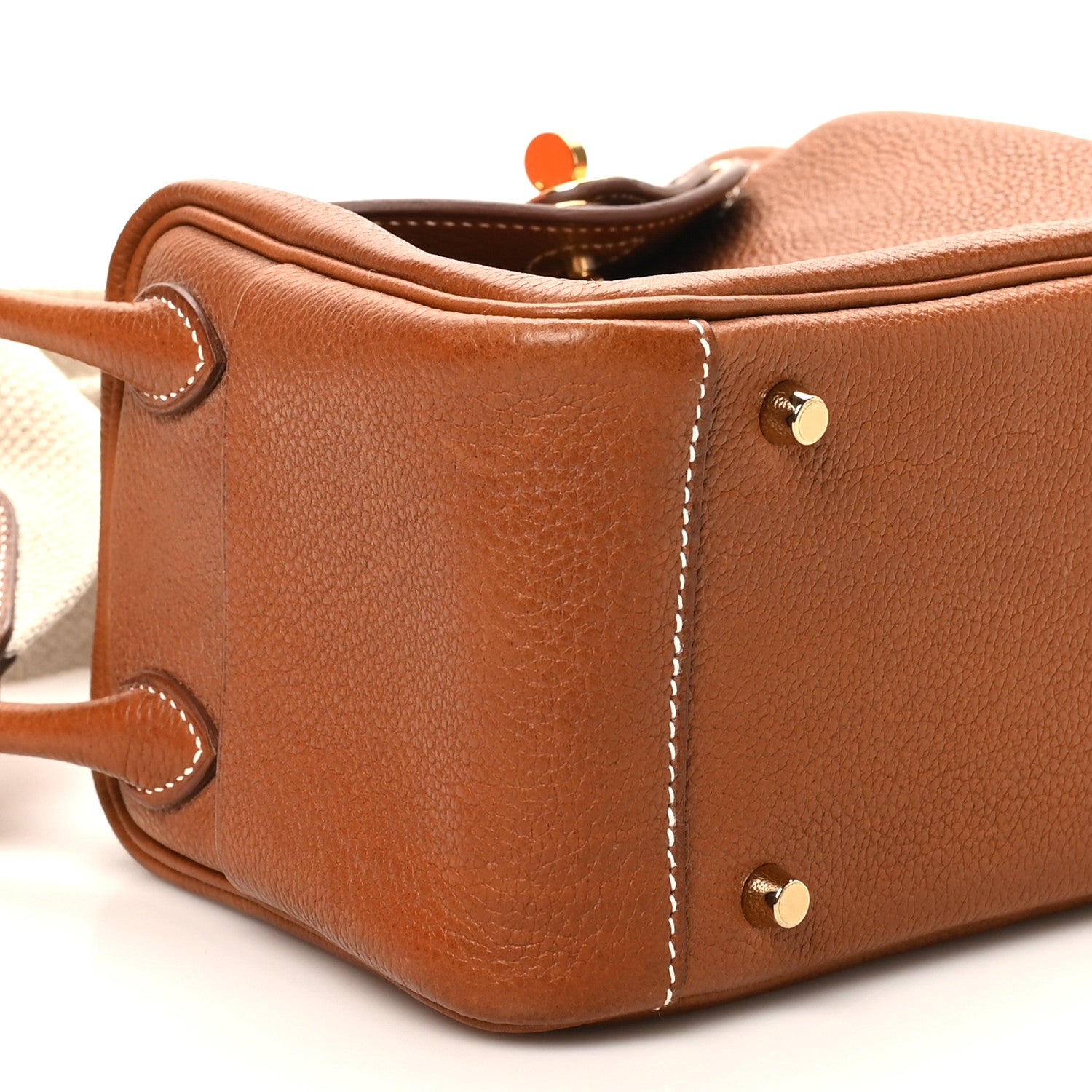 Hermes Barenia Faubourg Mini Lindy 20 Fauve Ficelle 9 of 11