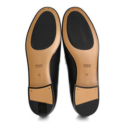 Gucci Calfskin Womens Jordaan Loafers 39 Black 6 of 10