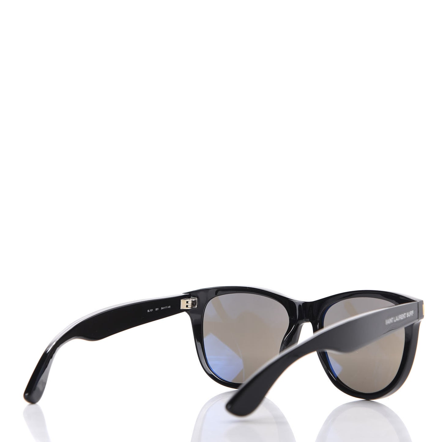 Acetate SL101 Sunglasses Black Shiny Grey