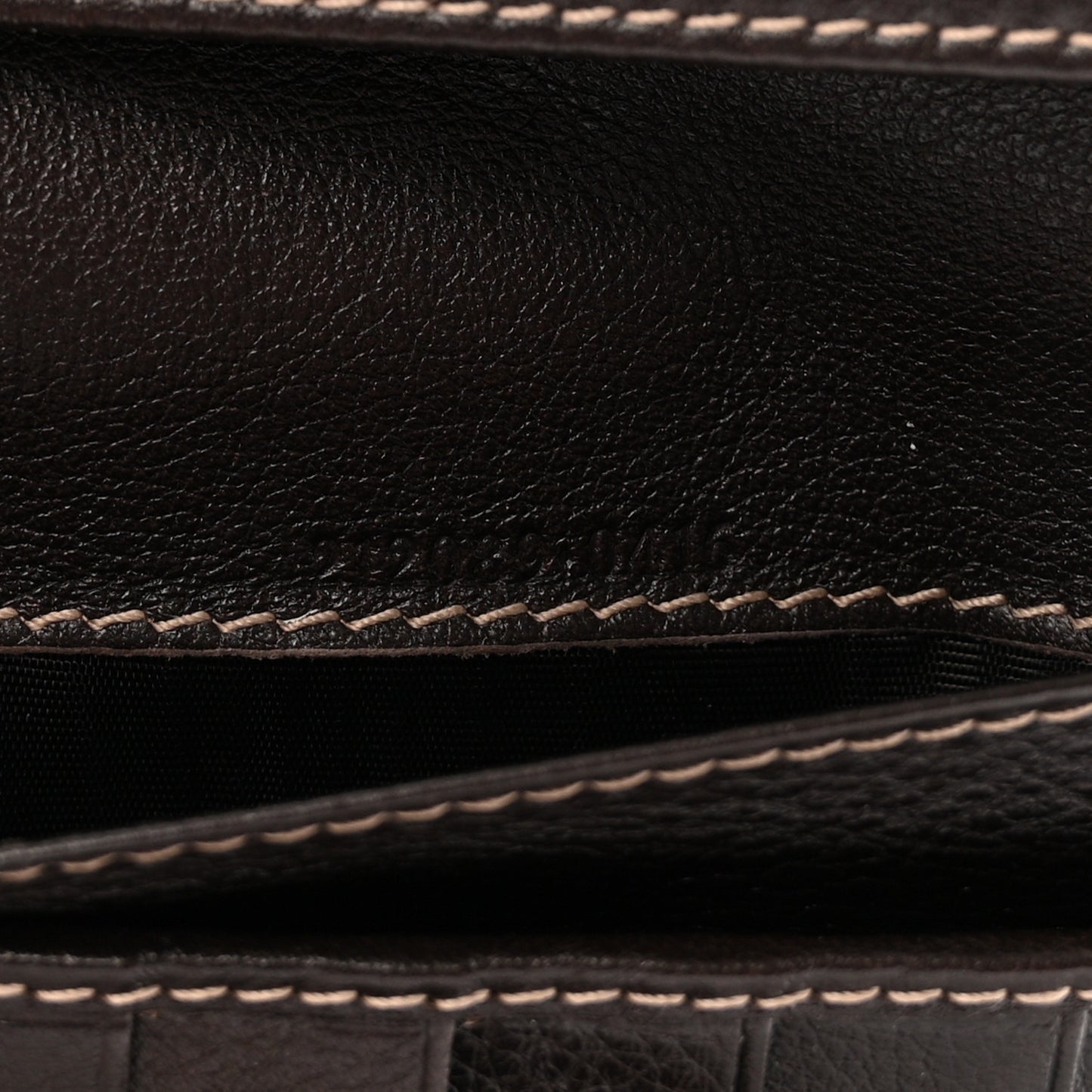 GG Plus Monogram Icon Bar Continental Flap Wallet Dark Brown