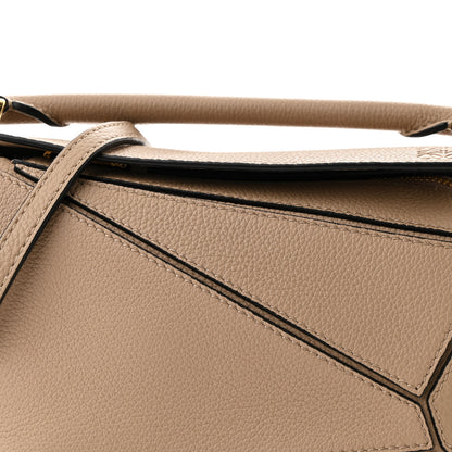 Loewe Grained Calfskin Mini Puzzle Bag Sand 8 of 10