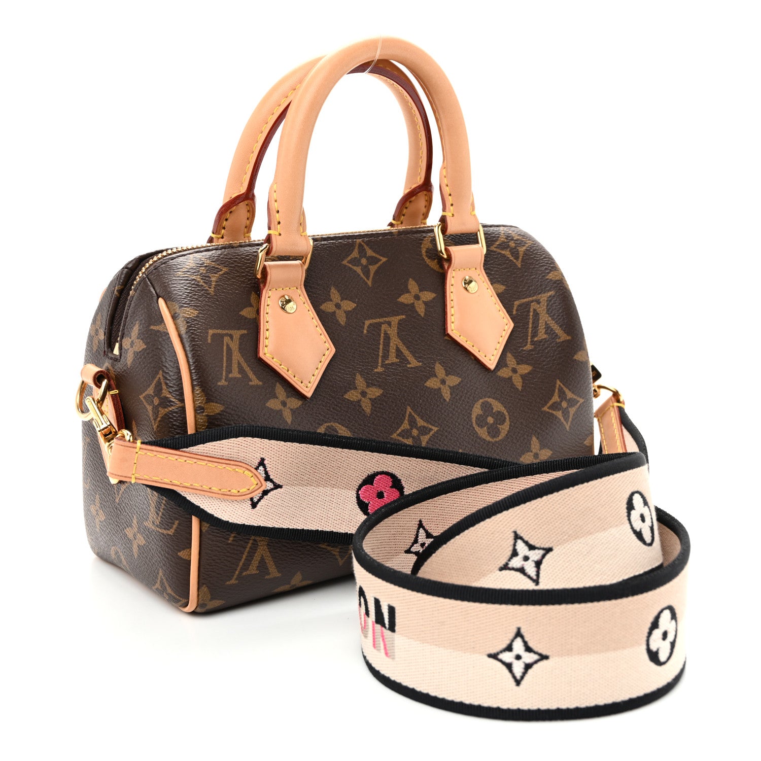 Louis Vuitton Monogram Speedy Bandouliere 20 Black 3 of 9
