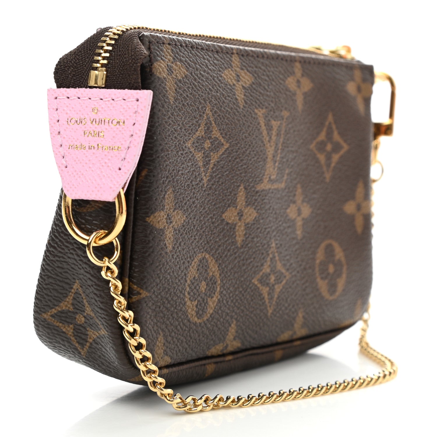 Louis Vuitton Monogram 2021 Christmas Animation Japanese Garden Mini Pochette Accessories Wisteria Pink 3 of 8