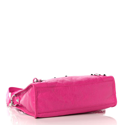 Balenciaga Agneau Classic Silver Hardware S City Fuchsia 3 of 9