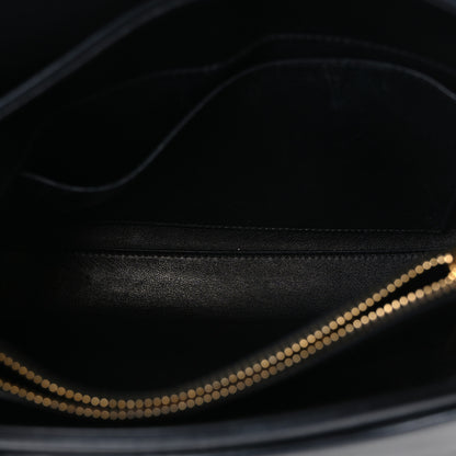 Celine Satinated Calfskin Small 16 Top Handle Bag Black 5 of 11