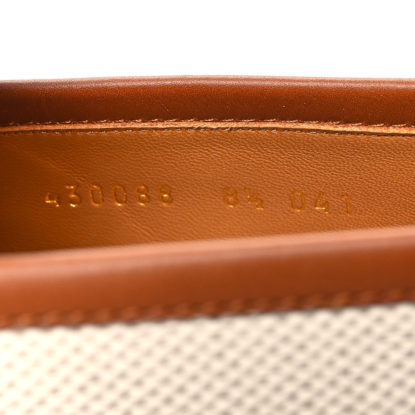 Canvas Horsebit Mens Jordaan Loafers 8.5 Natural Honey Brown