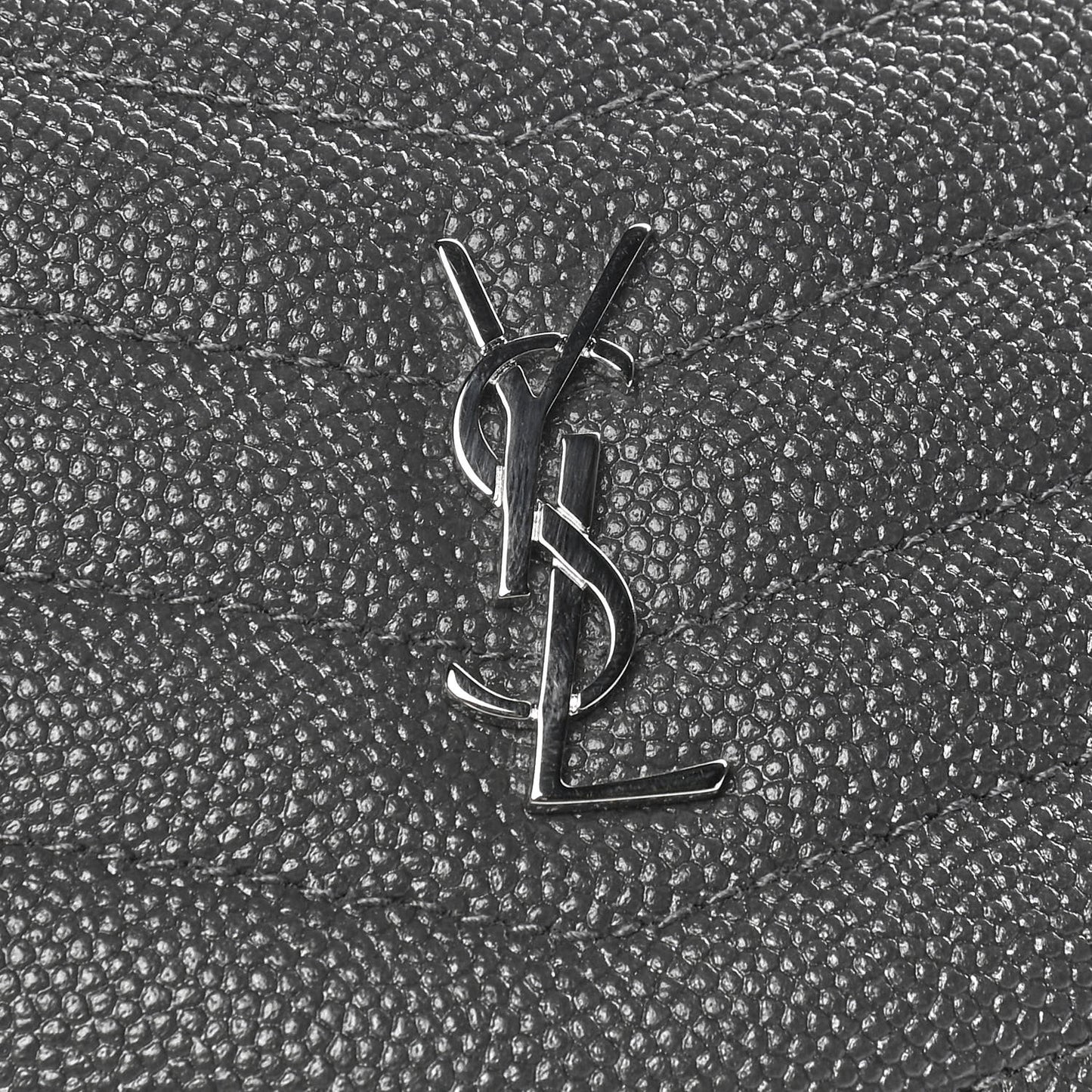 Grain De Poudre Matelasse Monogram Baby Lou Camera Bag Dark Smog