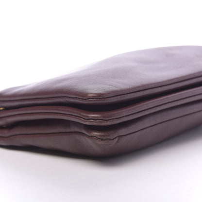 Celine Smooth Lambskin Small Trio Crossbody Bag Burgundy 12 of 17
