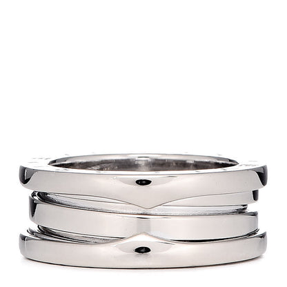 Bulgari 18K White Gold B.Zero1 Two-Band Ring 50 5.25 1 of 7