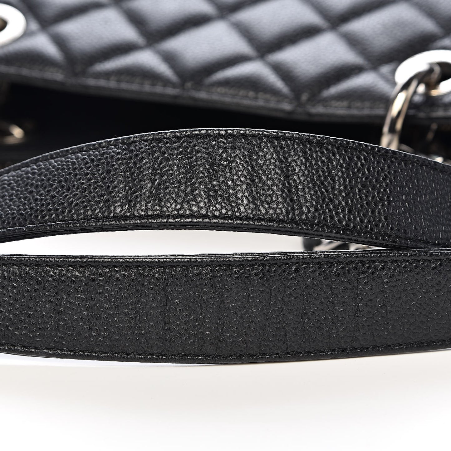 Caviar Quilted XL Grand Shopping Tote GST Black