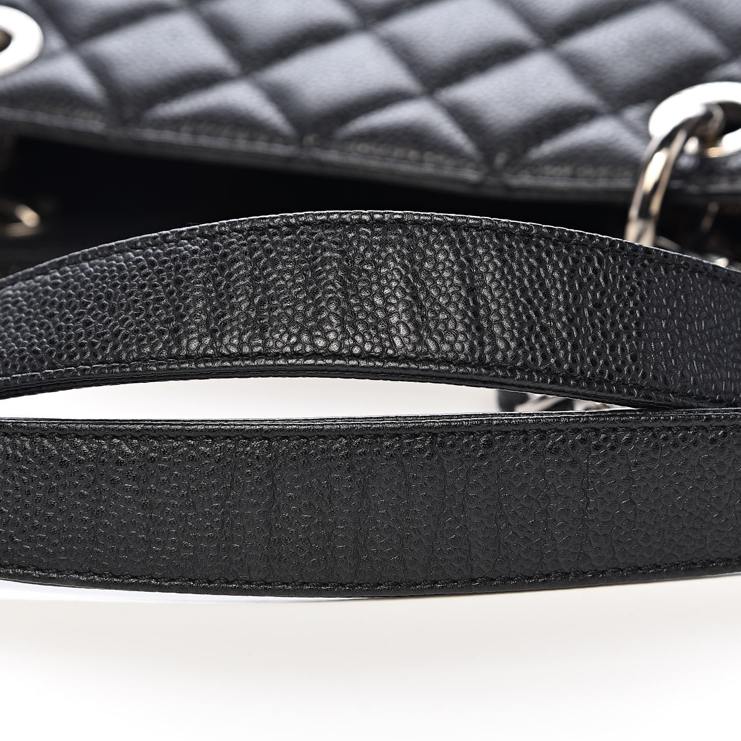 Chanel Caviar Quilted XL Grand Shopping Tote GST Black 8 of 13
