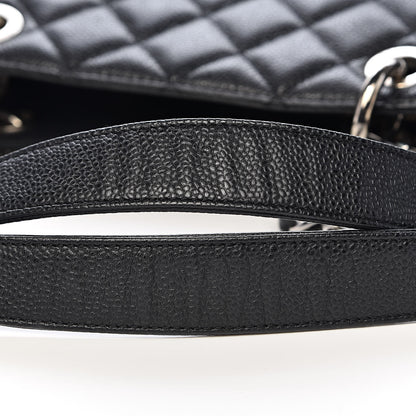 Chanel Caviar Quilted XL Grand Shopping Tote GST Black 8 of 13