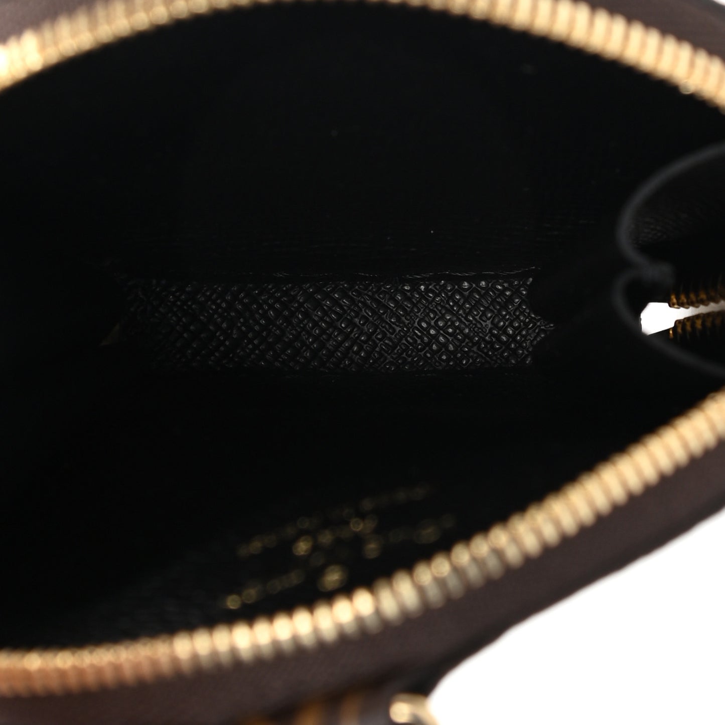 Monogram Multi Pochette Accessories Bandouliere Shoulder Strap Black