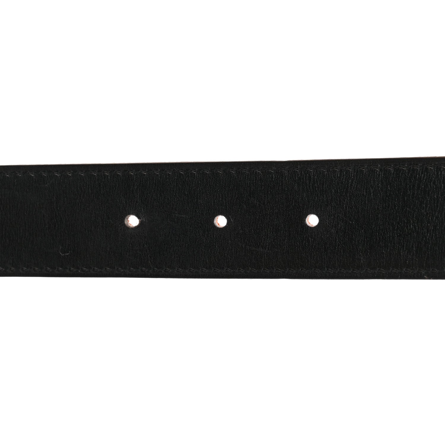 Hermes Box Togo 32mm Belt Strap 100 40 Black Orange 4 of 8