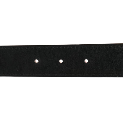 Hermes Box Togo 32mm Belt Strap 100 40 Black Orange 4 of 8