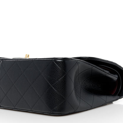 Chanel Caviar Quilted Jumbo Double Flap Black 11 of 12