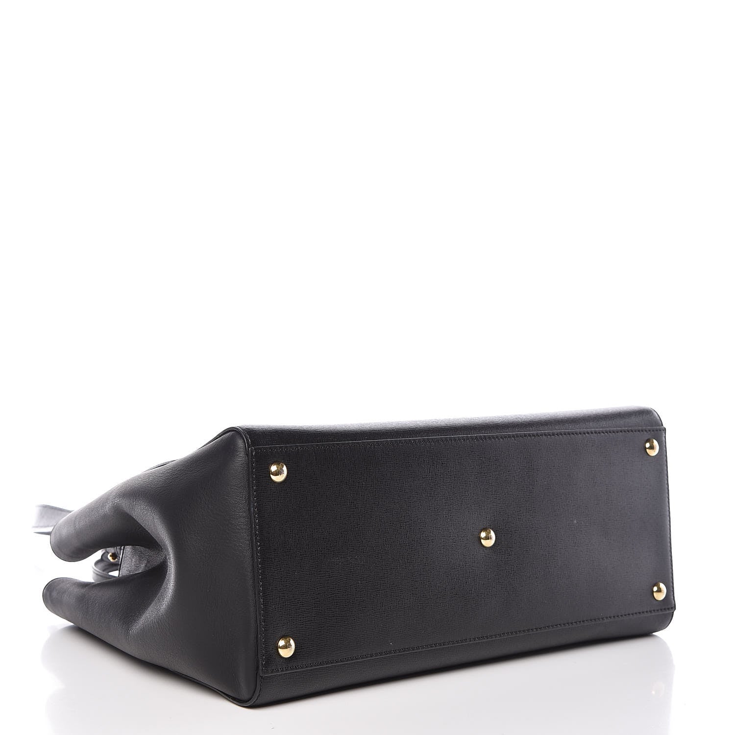 Fendi Vitello Elite Regular 2Jours Tote Black 4 of 16
