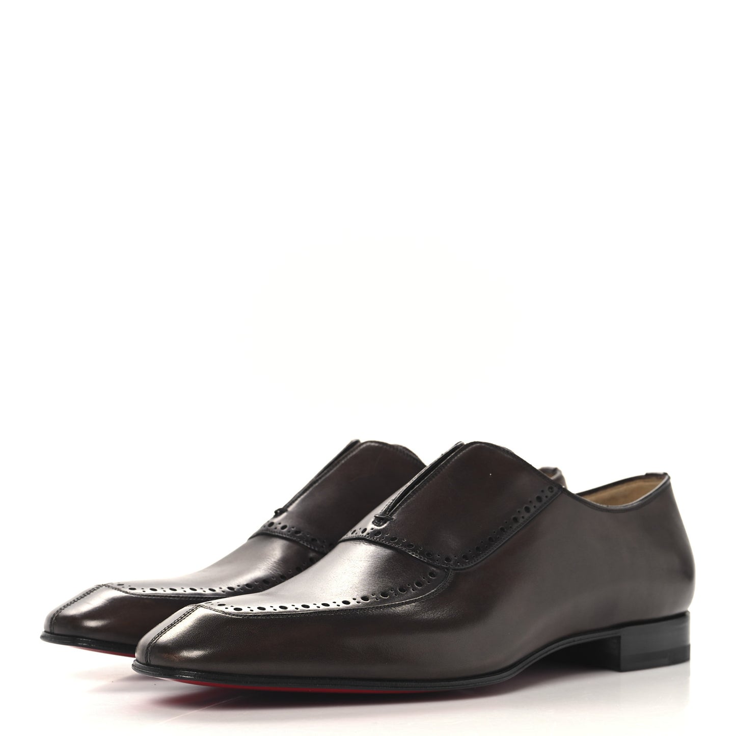Calfskin Mens Lafitte On Flat Loafers 43 Brown
