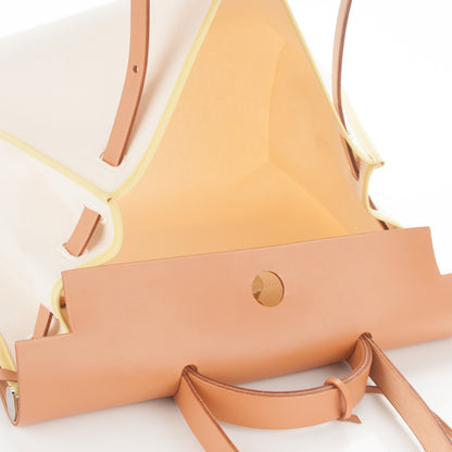Hermes Toile Vache Hunter Herbag Zip 39 MM White Soufre 8 of 8