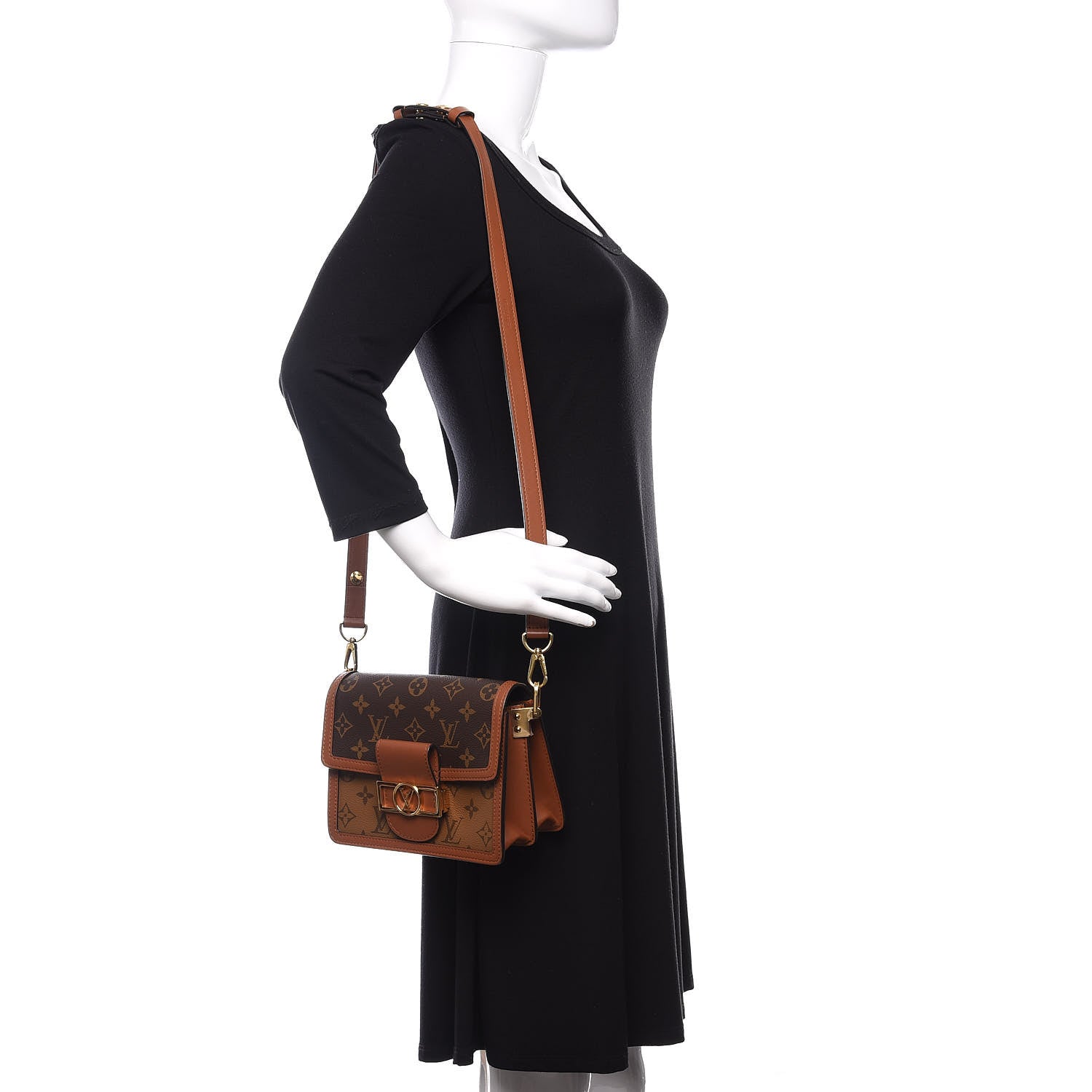 Louis Vuitton Reverse Monogram Dauphine Mini 2 of 9