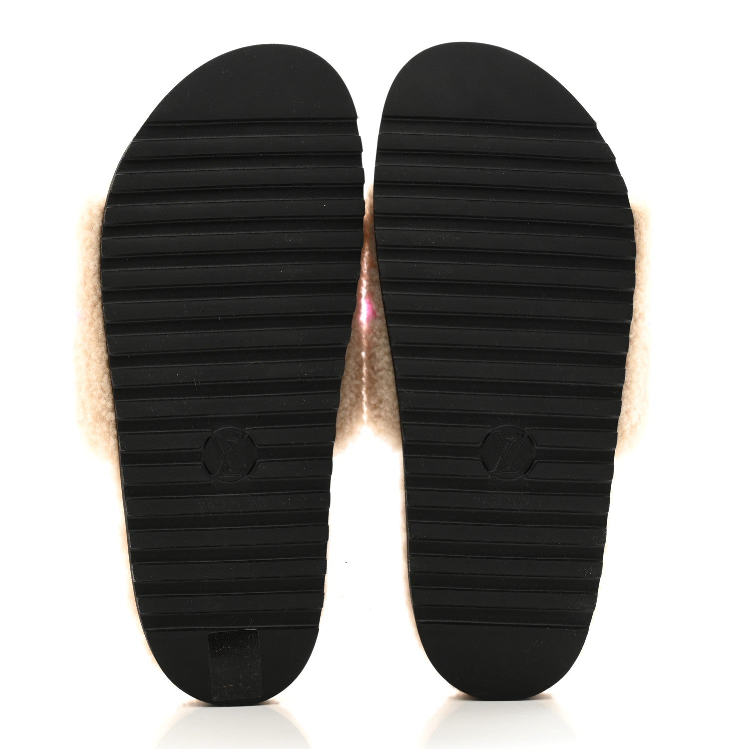 Louis Vuitton Shearling Paseo Flat Comfort Mule 41 Beige 5 of 8