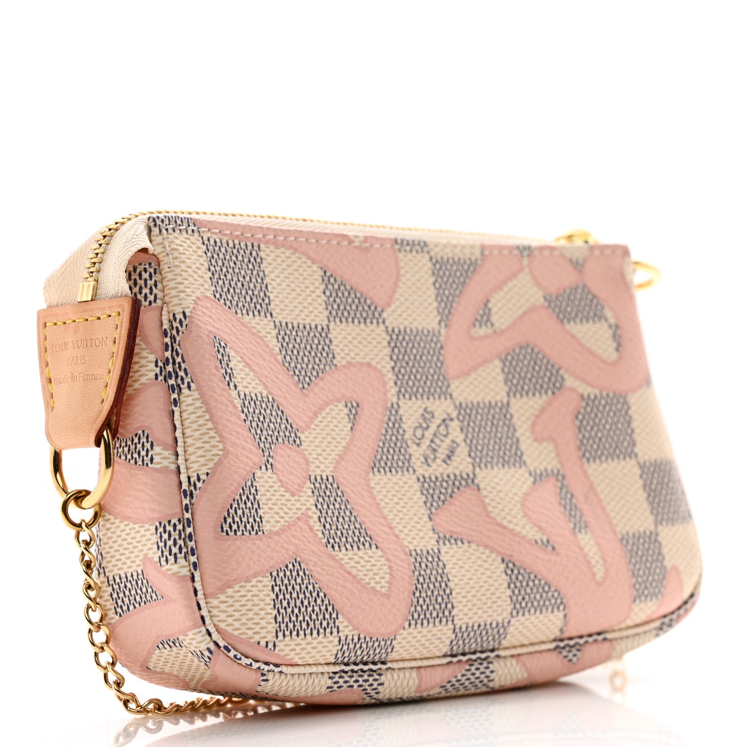 Louis Vuitton Damier Azur Tahitienne Mini Pochette Accessories 3 of 8