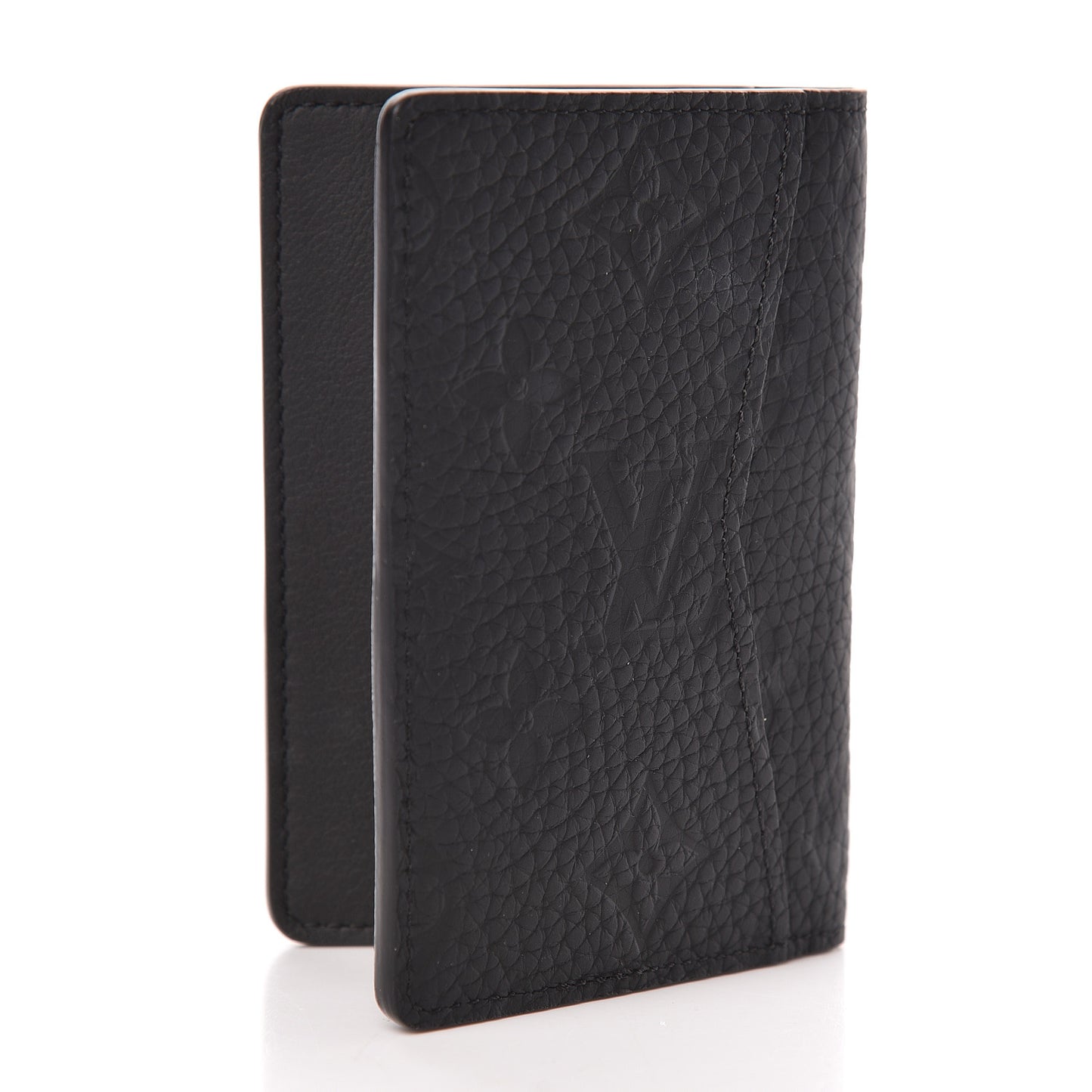 Taurillon Monogram Pocket Organizer Black