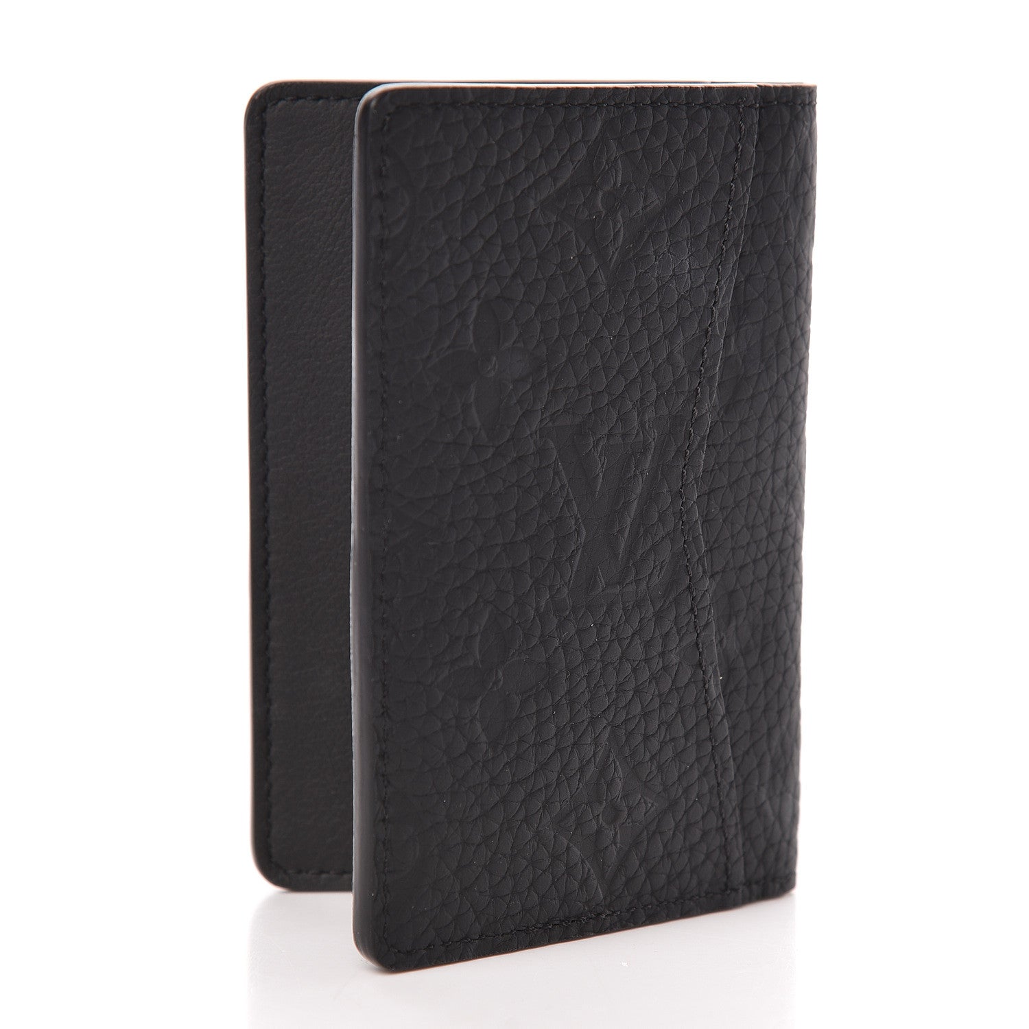 Louis Vuitton Taurillon Monogram Pocket Organizer Black 3 of 7