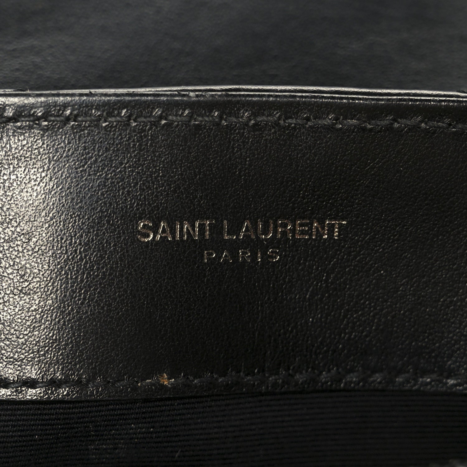Saint Laurent Calfskin Y Quilted Monogram Monochrome Small Loulou Chain Satchel Black 6 of 11