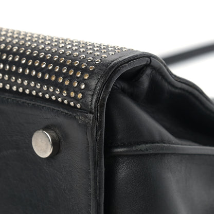 Saint Laurent Calfskin Studded Small Sac De Jour Black 10 of 19