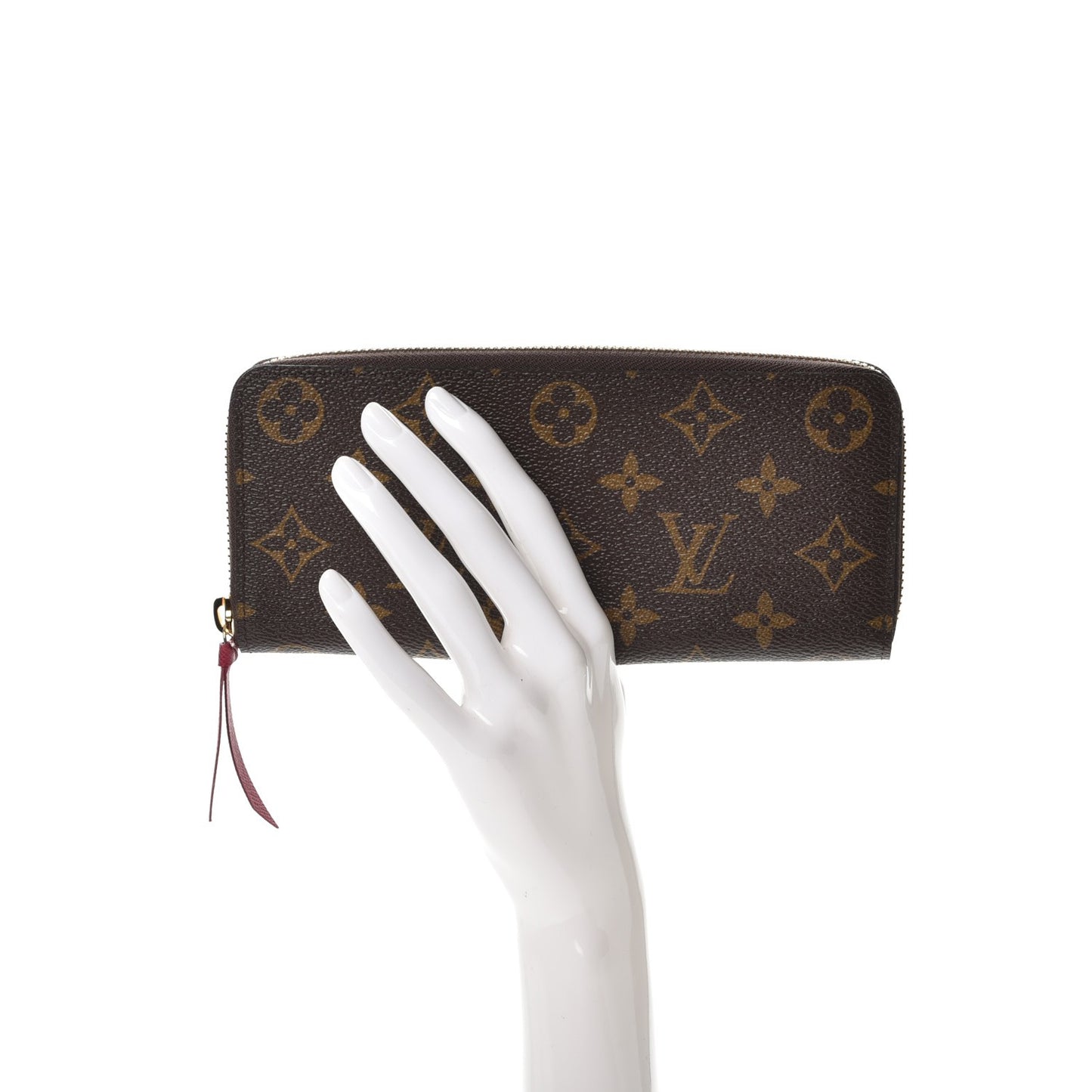Monogram Clemence Wallet Fuchsia