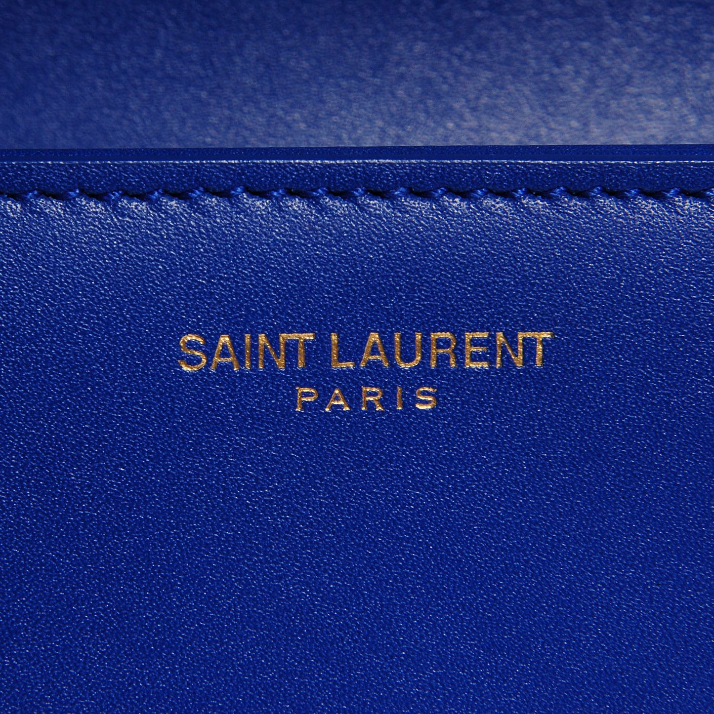 Smooth Calfskin Classic Medium Monogram Universite Bag Royal Blue