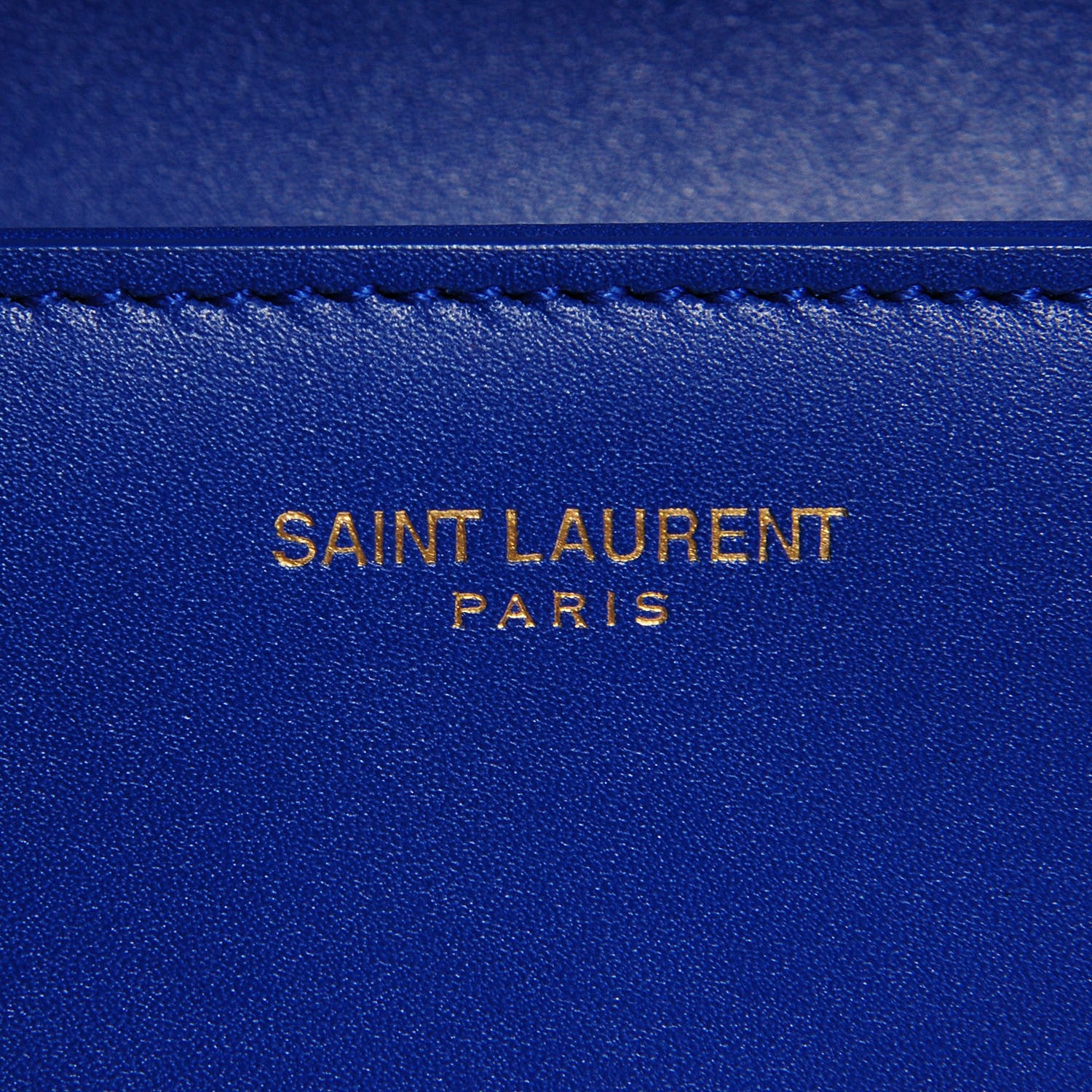 Saint Laurent Smooth Calfskin Classic Medium Monogram Universite Bag Royal Blue 5 of 7