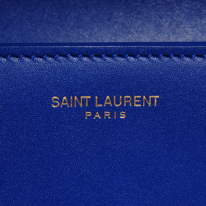 Saint Laurent Smooth Calfskin Classic Medium Monogram Universite Bag Royal Blue 5 of 7