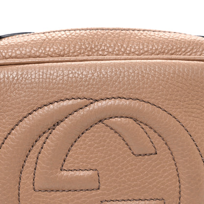Gucci Pebbled Calfskin Small Soho Disco Bag Rose Beige 8 of 10