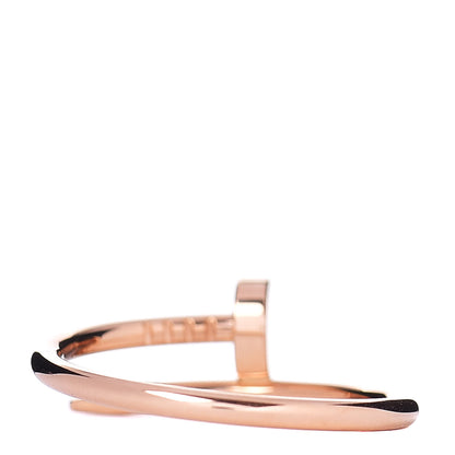 Cartier 18K Pink Gold Small Juste Un Clou Ring 57 8 3 of 5