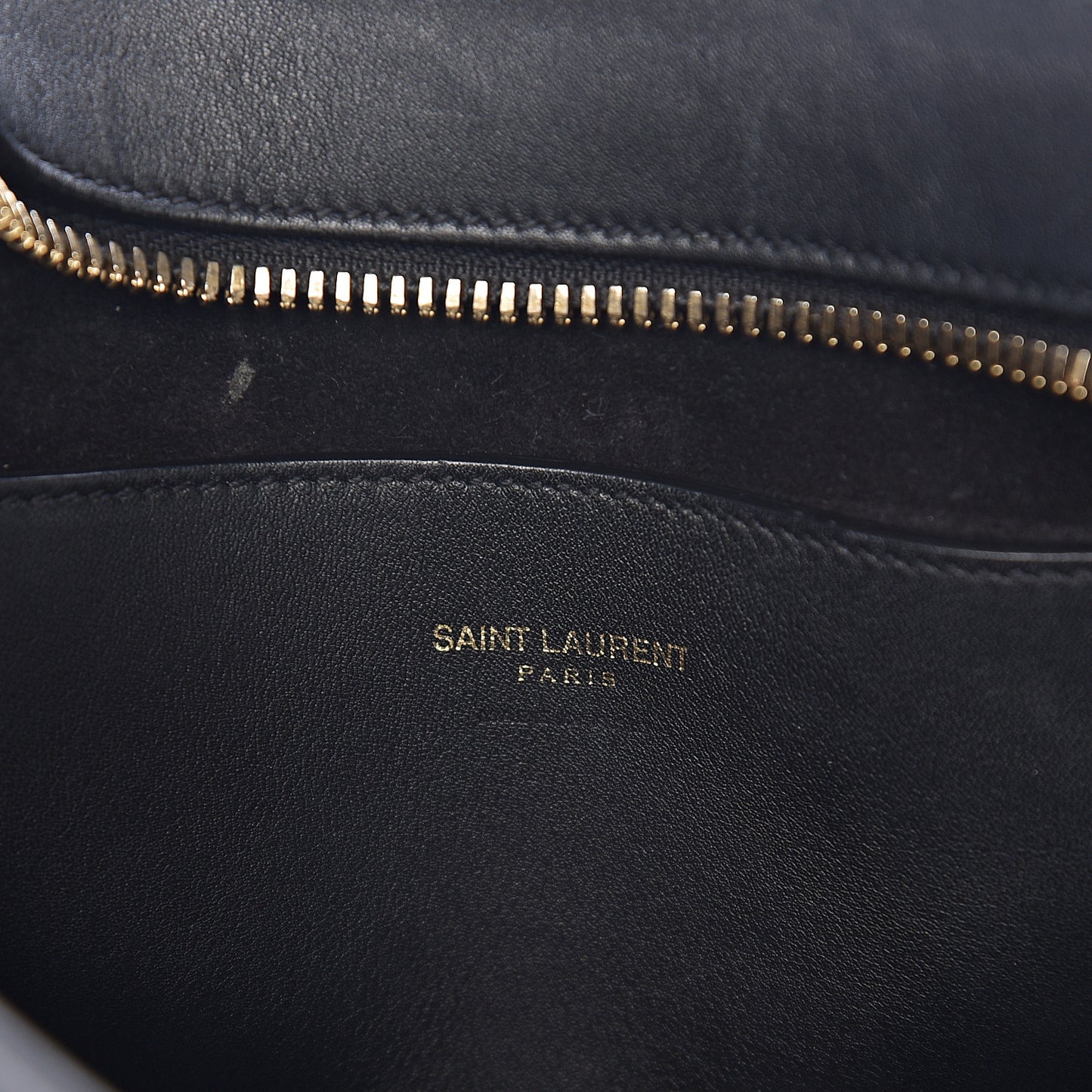 Calfskin Monogram Baby Cabas Black