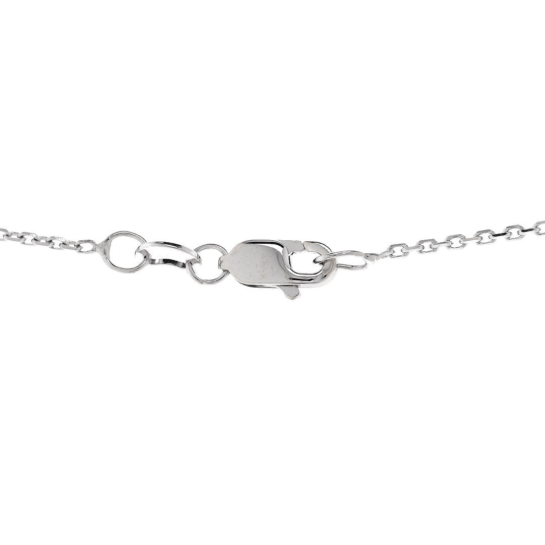 Parker & West by FASHIONPHILE 14K White Gold Diamond .80ctw Graduated Station Necklace 4 of 5