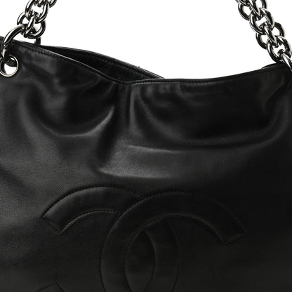 Chanel Lambskin Soft and Chain Small Hobo Black 9 of 9
