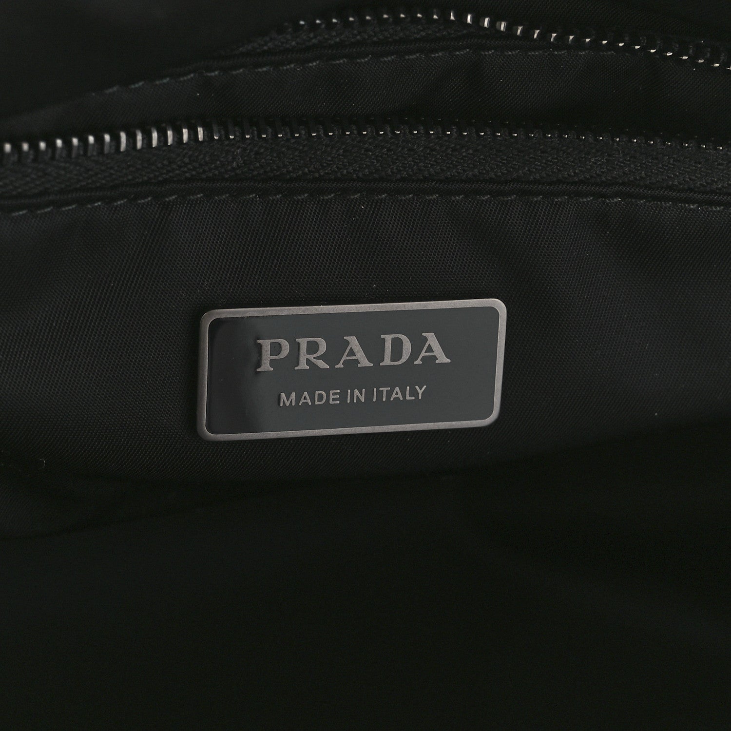 Prada Tessuto Nylon Chain Tote Black 6 of 11