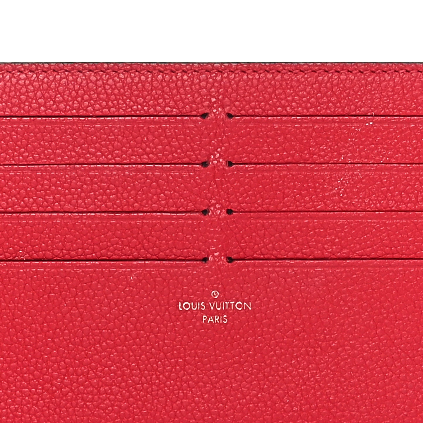 Calfskin Felicie Card Holder Insert Cherry